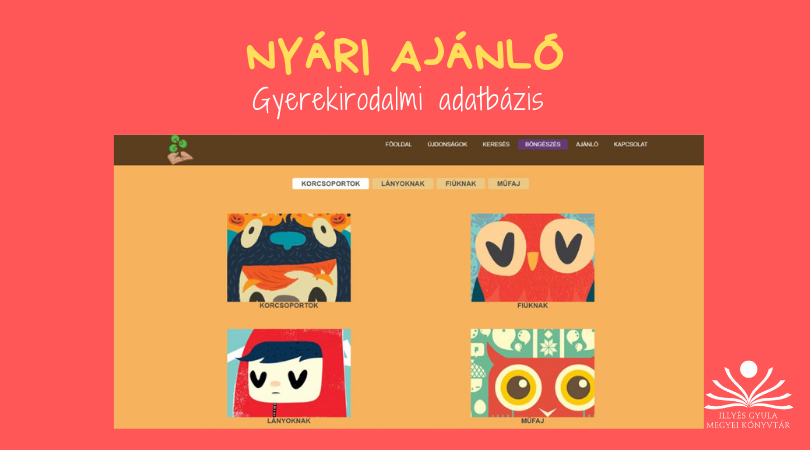 Nyári ajánló – Gyerekirodalmi adatbázis