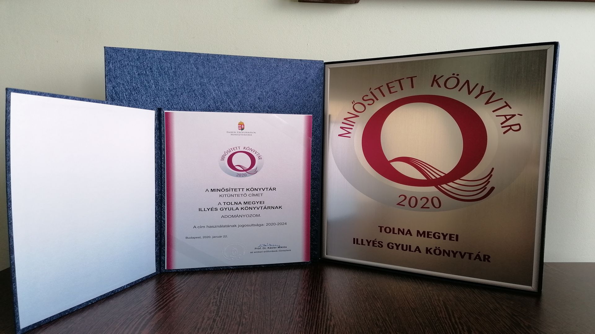 Minősített Könyvtár 2020