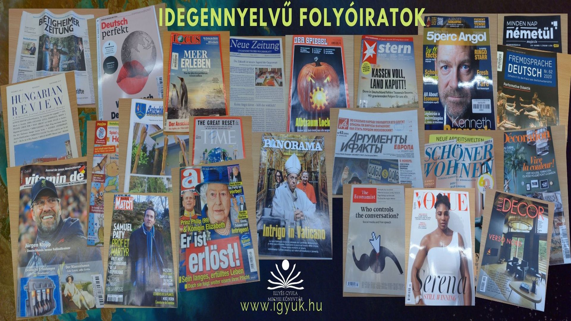 Idegennyelvű folyóirataink