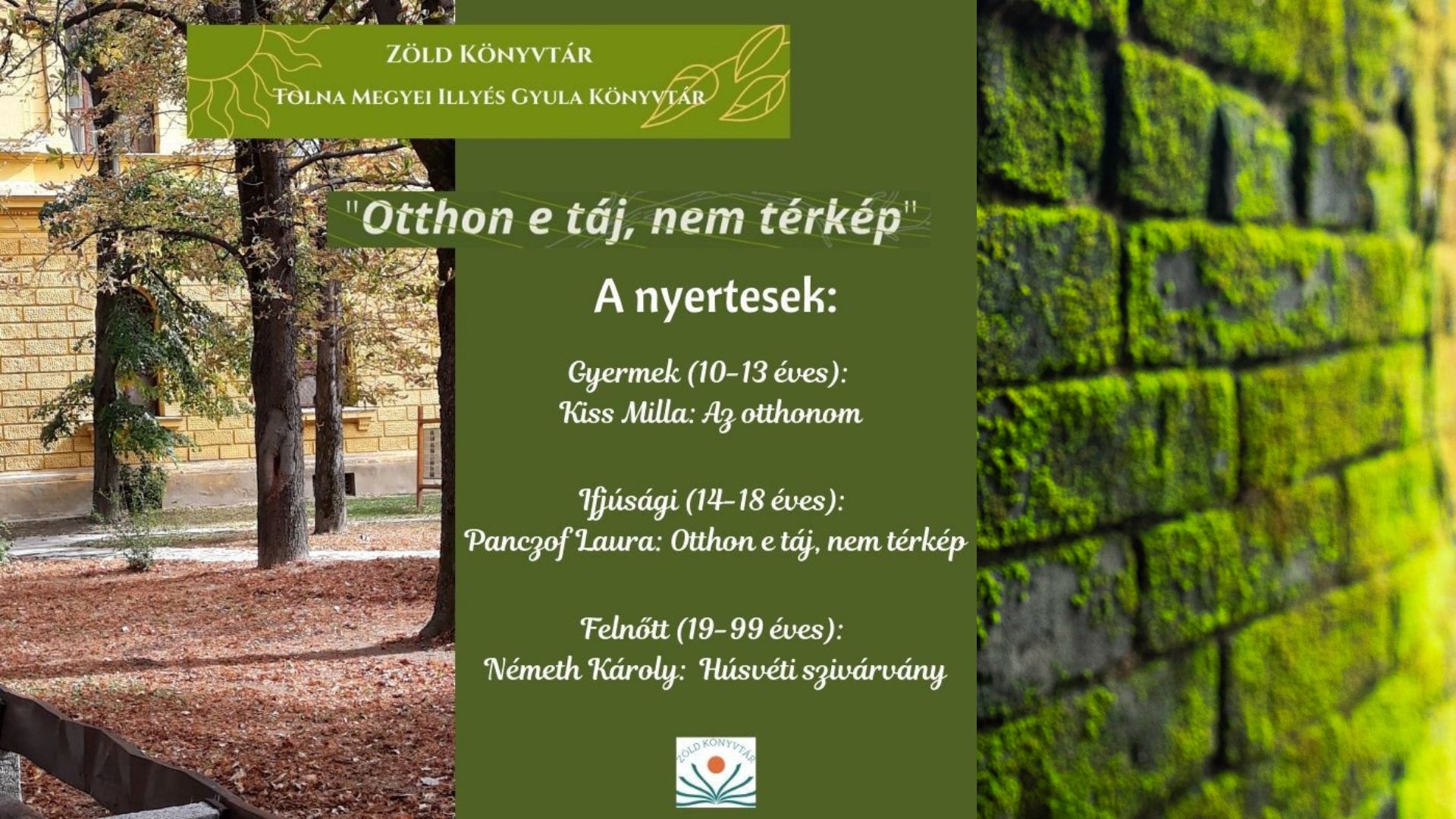 Zöld irodalmi pályázatunk nyertesei