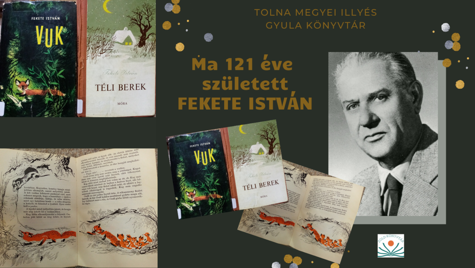 121 éve született Fekete István