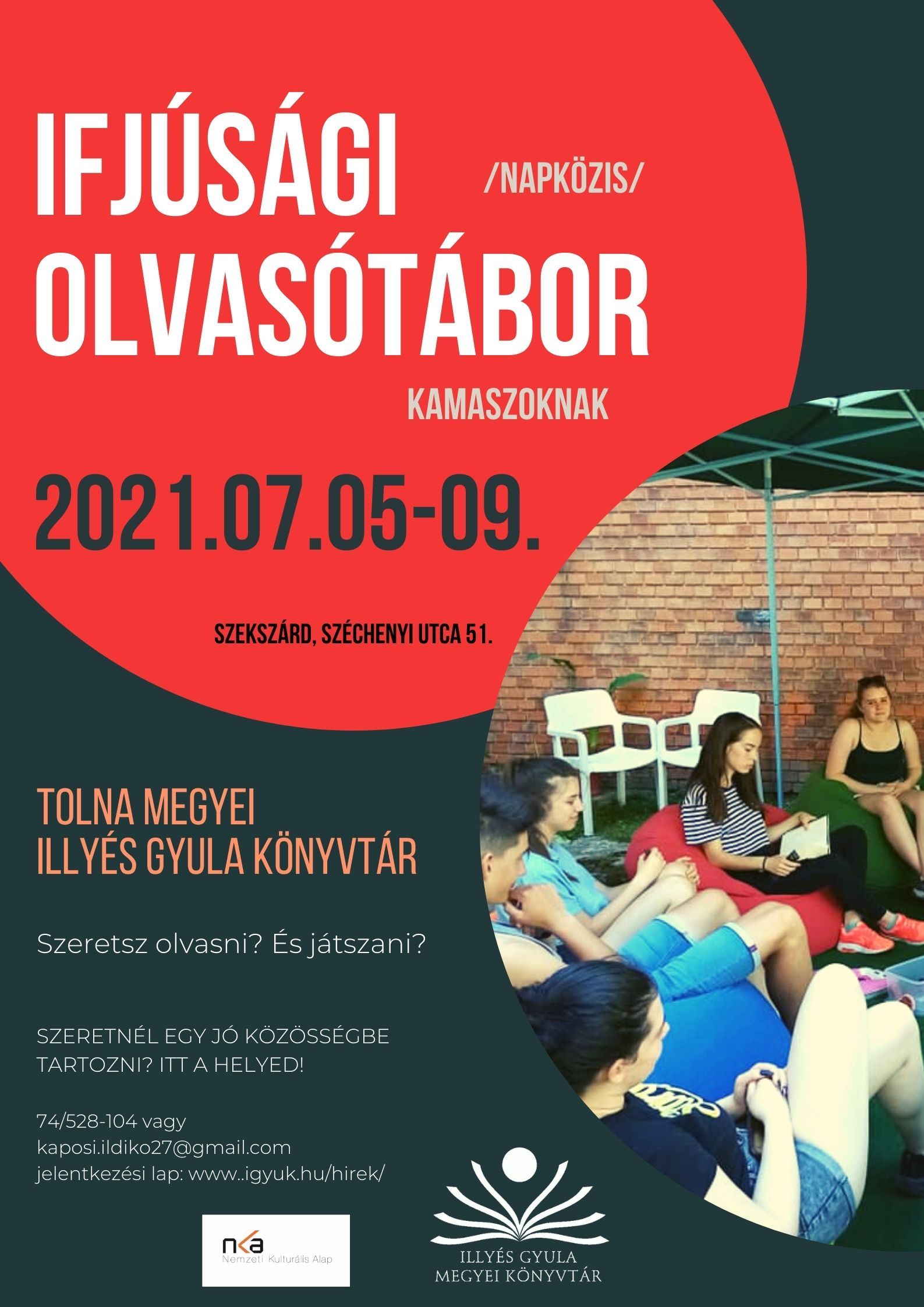 Nyári ifjúsági olvasótábor – Helytörténeti játék