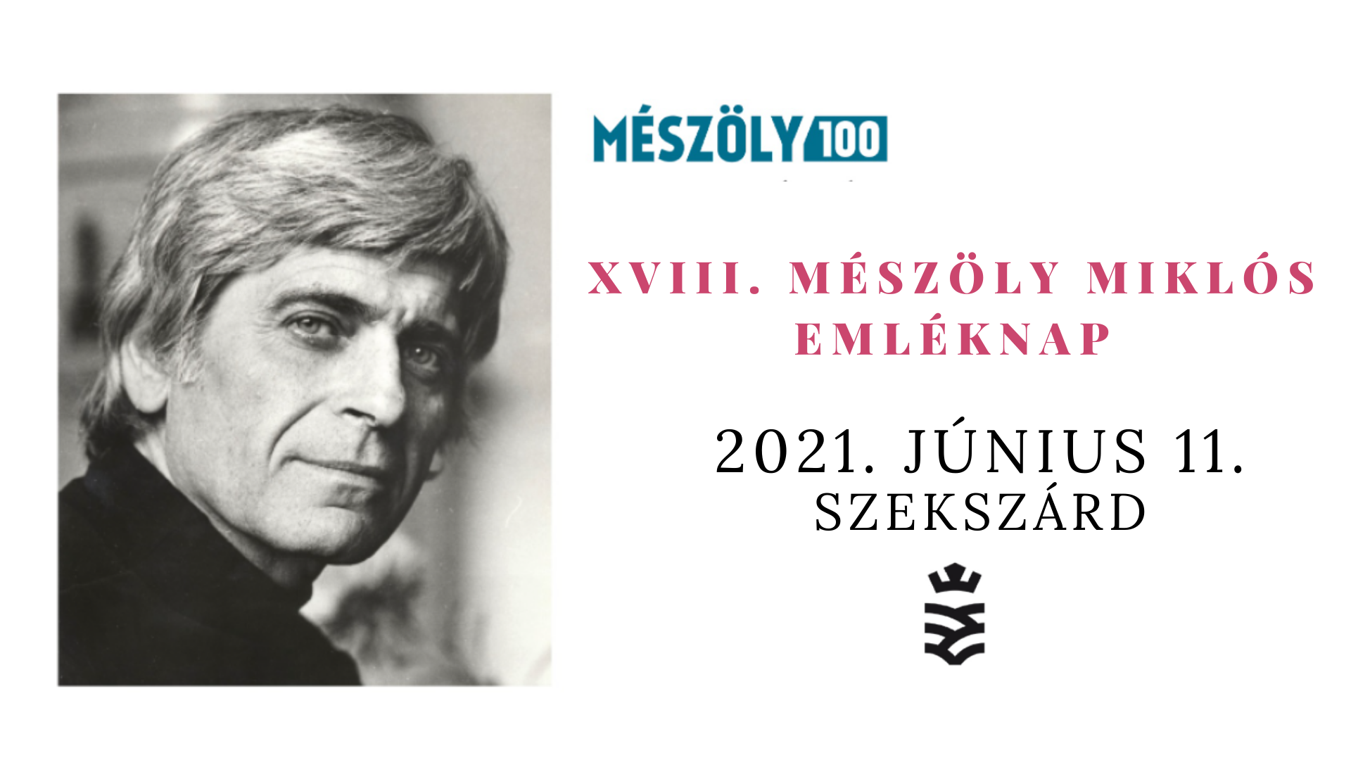 Meghívó a XVIII. Mészöly Miklós emléknapra