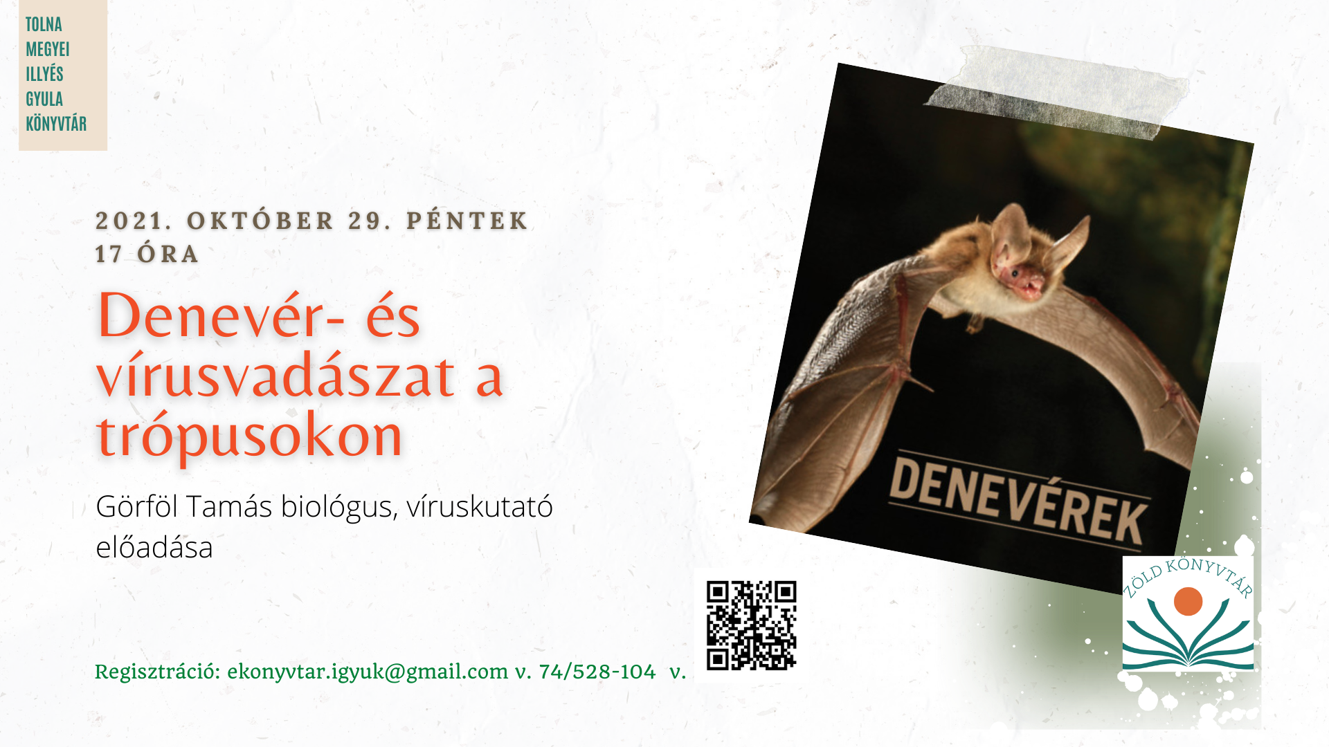 Görföl Tamás: Denevér- és vírusvadászat a trópusokon