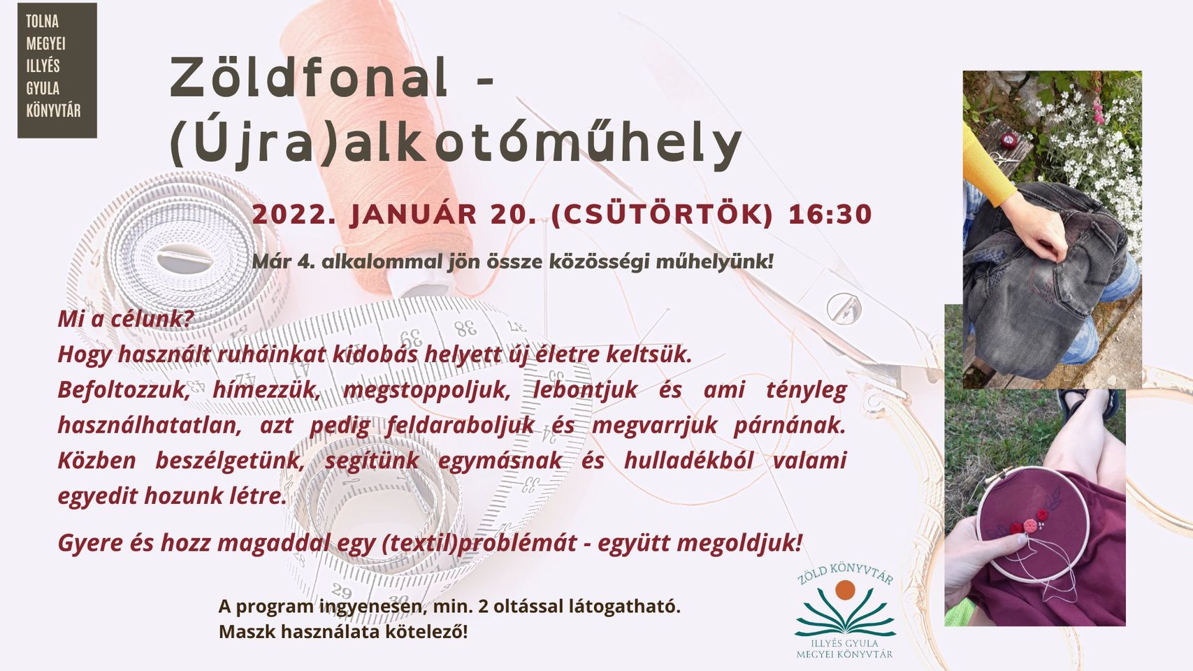 Zöldfonal (újra)alkotóműhely 4.