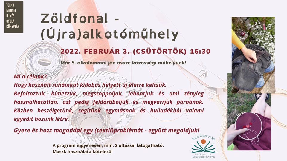 Zöldfonal (újra)alkotóműhely 5.