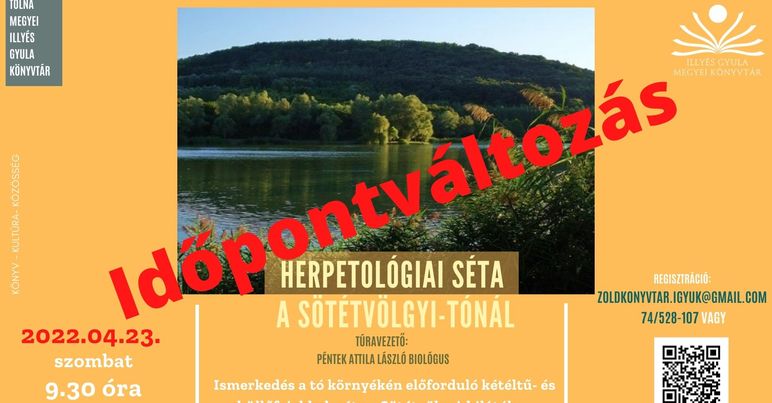 Tavaszi herpetológiai séta a Sötétvölgyi-tónál