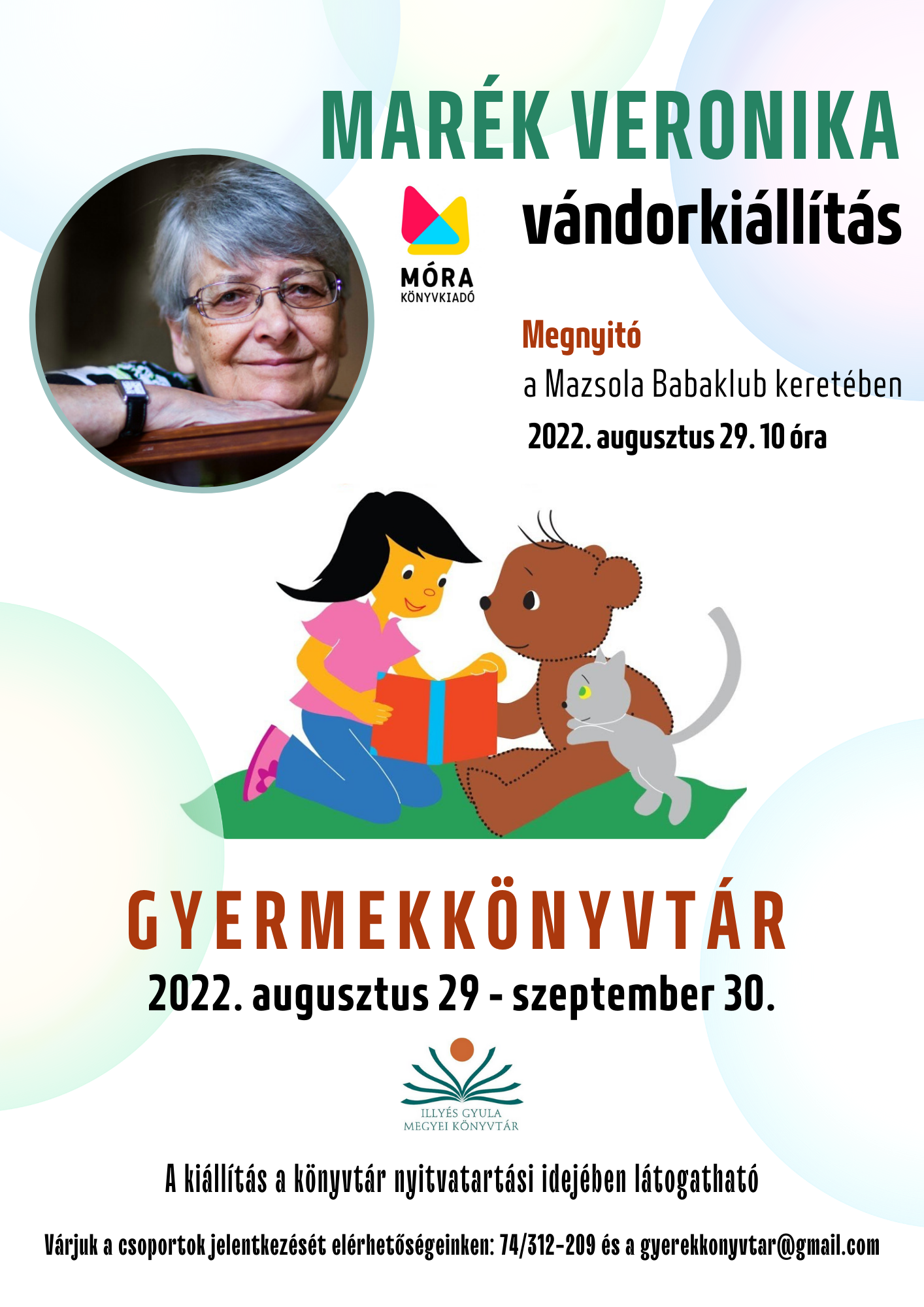 Marék Veronika vándorkiállítás a Gyermekkönyvtárban