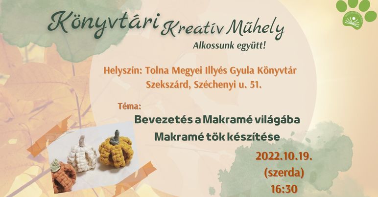 Könyvtári Kreatív Műhely