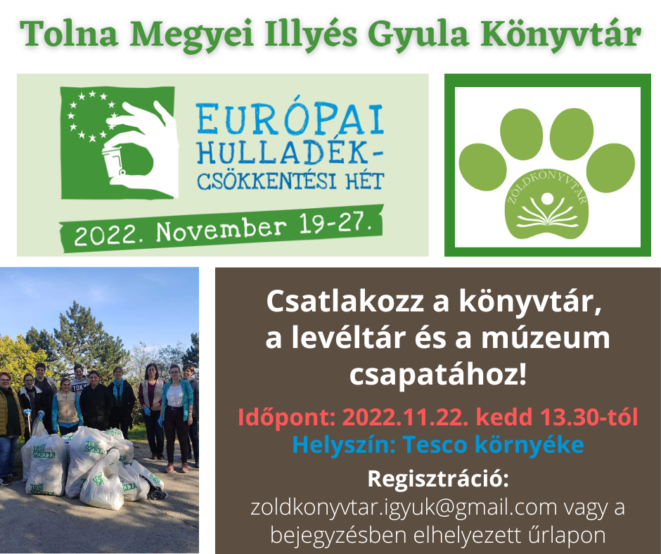 Szemétszedő akció – Európai Hulladékcsökkentési Hét