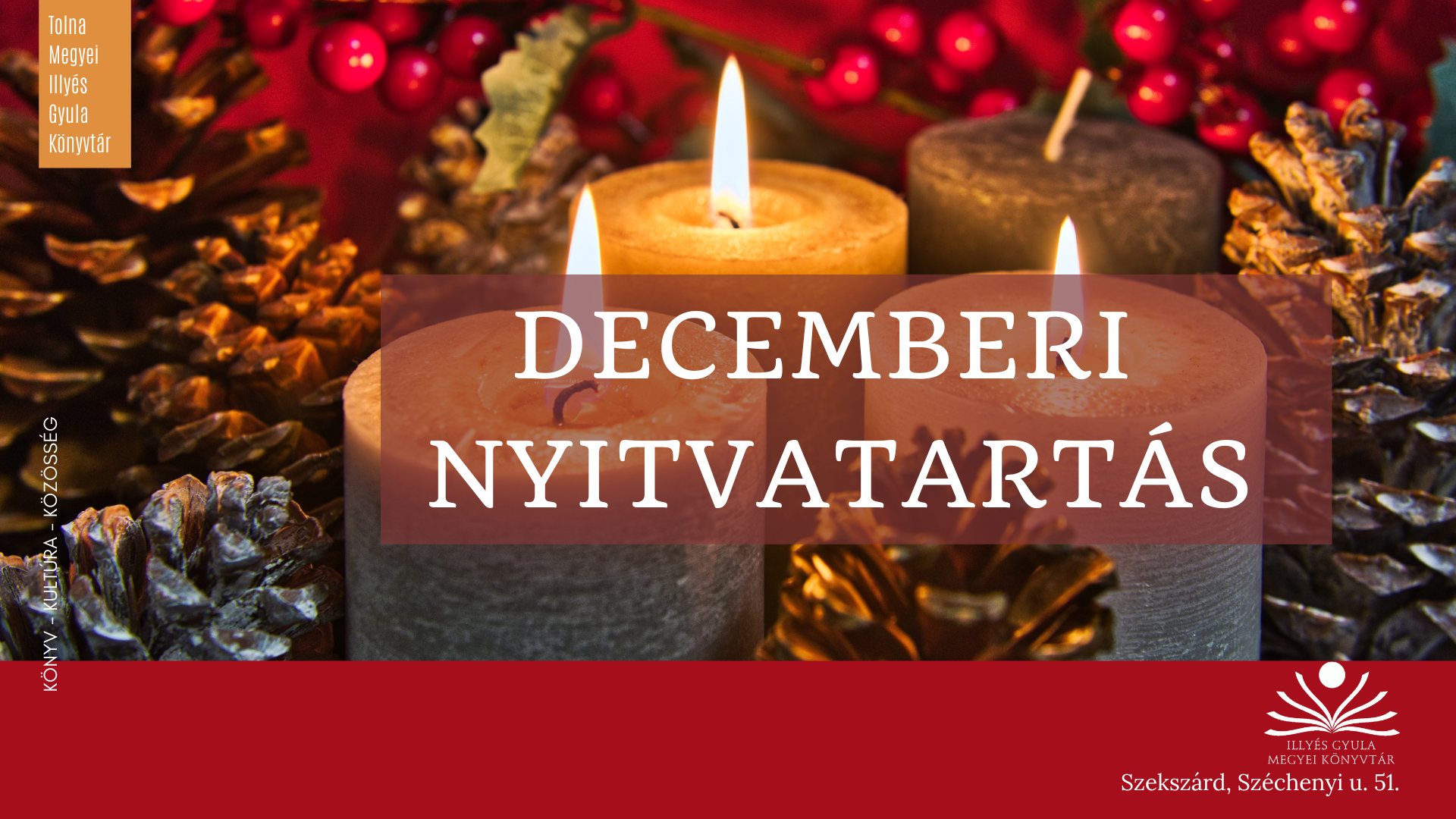 Decemberi nyitvatartásunk