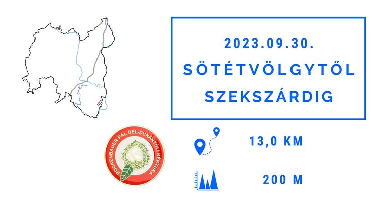 Rockenbauer Pál emléktúra – Dél-dunántúli Kéktúra Sötétvölgytől Szekszárdig
