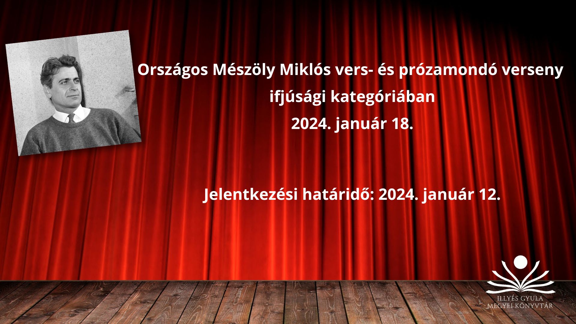 Mészöly Miklós vers- és prózamondó verseny 2024