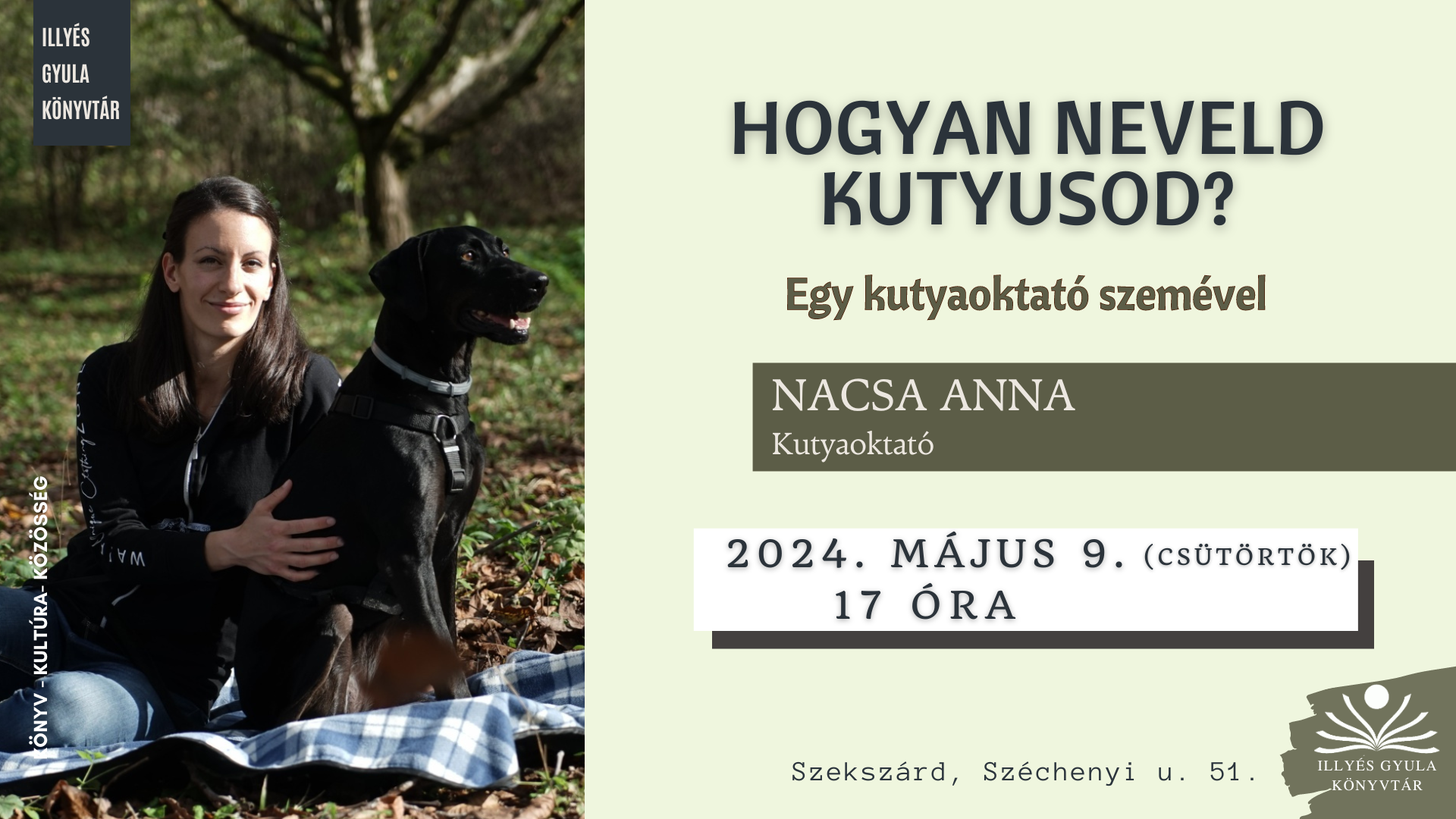 Állatbarát Könyvtár – Nacsa Anna: Hogyan neveld kutyusod?