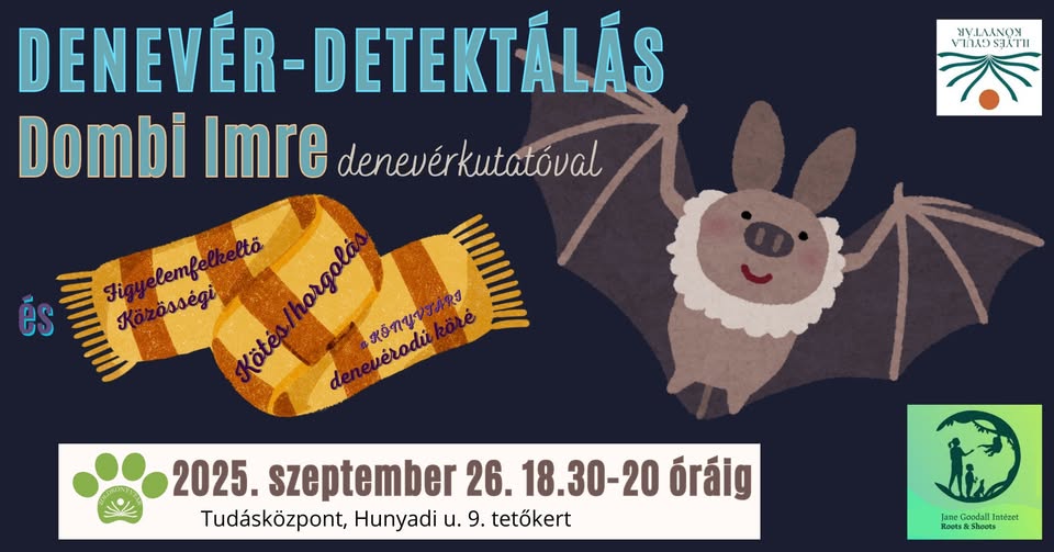 Denevér-detektálás Dombi Imre denevérkutatóval
