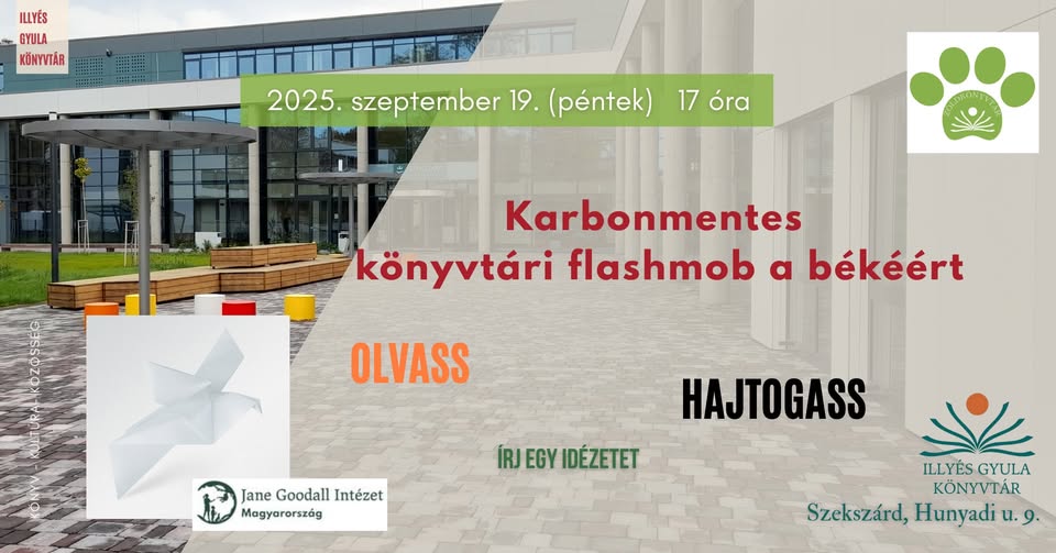 Karbonmentes könyvtári flashmob