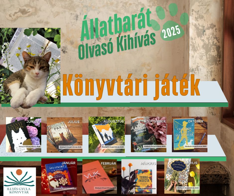 Állatbarát Olvasó Kihívás – II. Kvíz