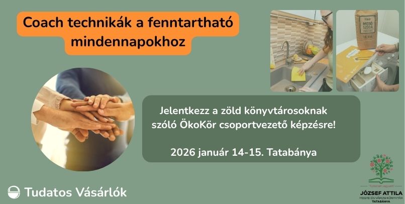 ÖkoKör képzés könyvtárosoknak Tatabányán