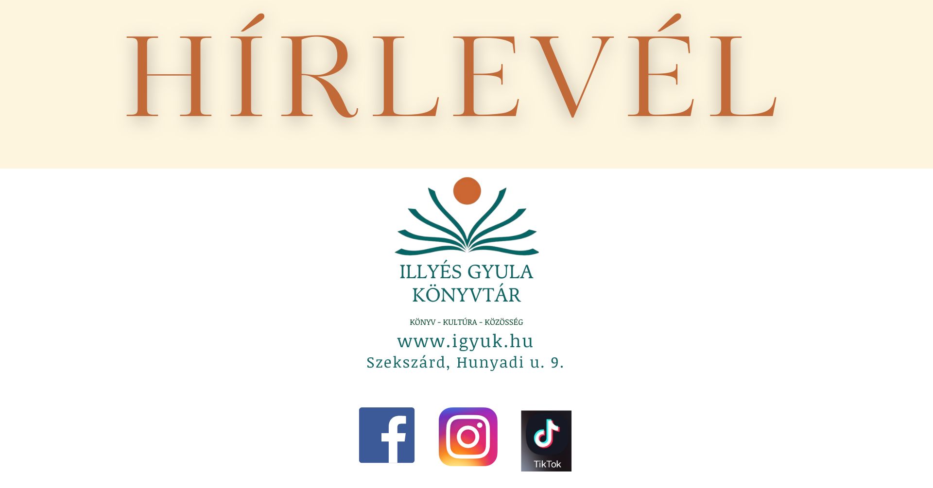 Hírlevél 2026 március