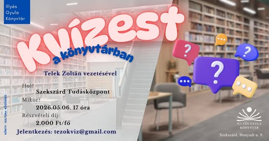 Kvízest a könyvtárban
