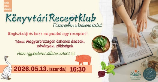 Könyvtári receptklub